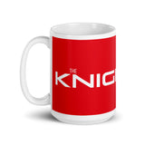 THE LAST HORIZON: The Knight White glossy mug