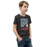 THE LAST HORIZON: Starhammer - Keeping The Galaxy Safe Youth Short Sleeve T-Shirt
