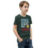 THE LAST HORIZON: Starhammer - Keeping The Galaxy Safe Youth Short Sleeve T-Shirt