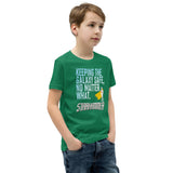 THE LAST HORIZON: Starhammer - Keeping The Galaxy Safe Youth Short Sleeve T-Shirt