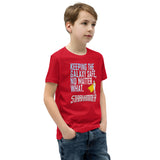 THE LAST HORIZON: Starhammer - Keeping The Galaxy Safe Youth Short Sleeve T-Shirt