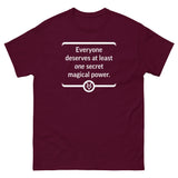 THE LAST HORIZON – "Everyone deserves at least one secret magical power" Men's classic tee