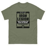 THE LAST HORIZON: Beware The Iron Legion Men's classic tee