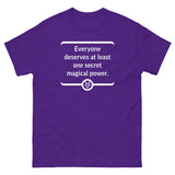 THE LAST HORIZON – "Everyone deserves at least one secret magical power" Men's classic tee