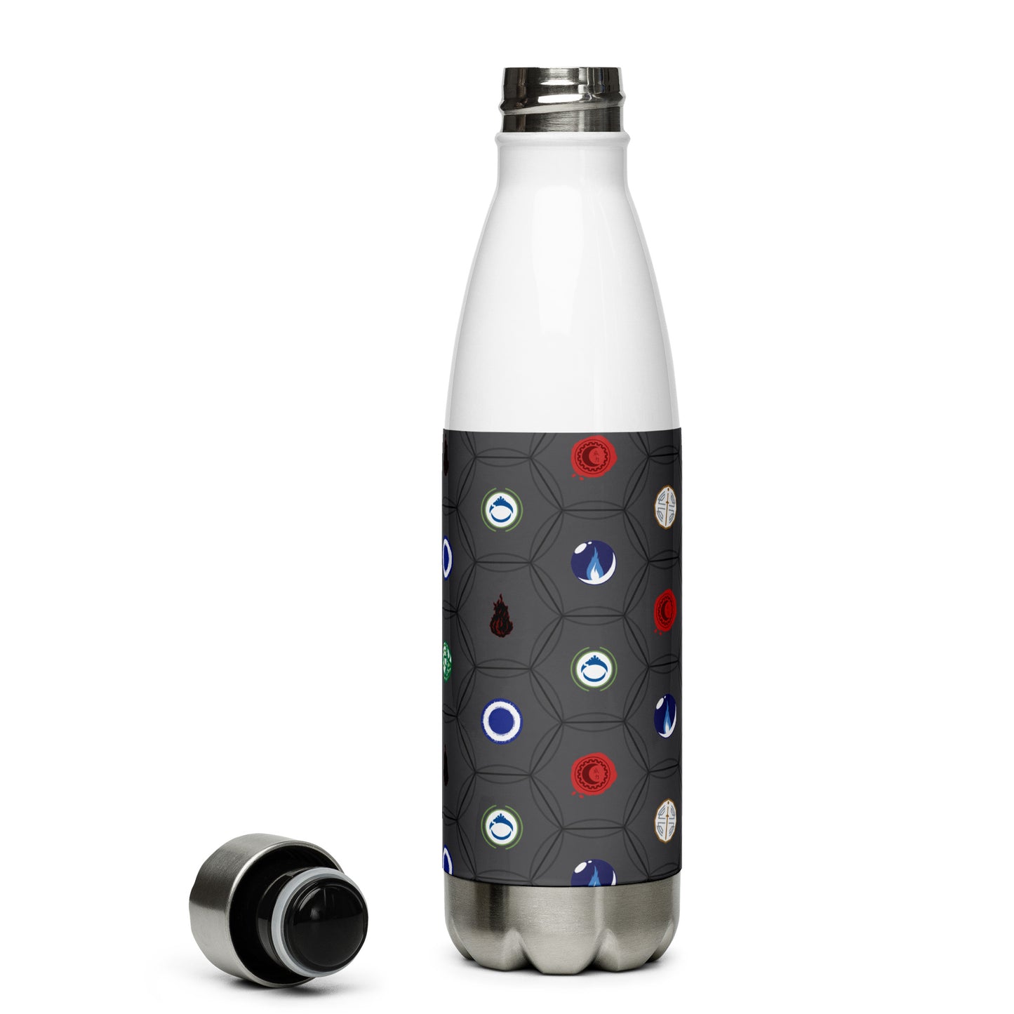 Cradle Icons (Colour & Slate) - Stainless Steel Water Bottle