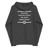 THE LAST HORIZON: Captain Symbol/Quote Unisex fleece zip up hoodie