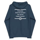 THE LAST HORIZON: Captain Symbol/Quote Unisex fleece zip up hoodie