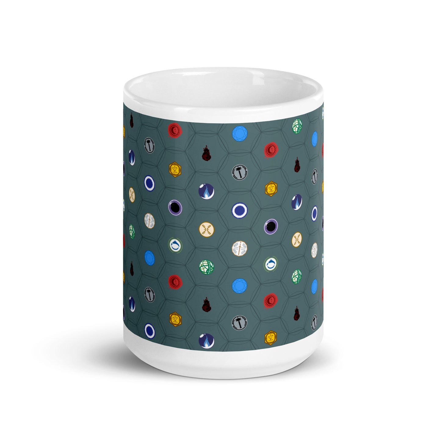 Cradle Icons (Green) - 15oz Mug