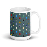 CRADLE Icons Pattern (Green) 15oz Mug