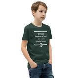 THE LAST HORIZON: "Everyone Deserves At Least One Secret Magical Power" Youth Short Sleeve T-Shirt