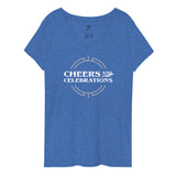 CHEERS AND CELEBRATIONS Women’s recycled v-neck t-shirt