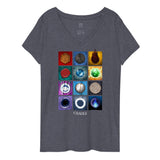CRADLE Icons Women’s recycled v-neck t-shirt