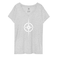 THE LAST HORIZON: The Captain Symbol Women’s recycled v-neck t-shirt