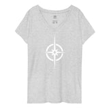 THE LAST HORIZON: The Captain Symbol Women’s recycled v-neck t-shirt