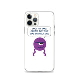 DROSS: "Not to take credit..." iPhone Case