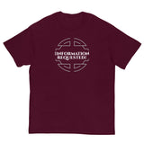 INFORMATION REQUESTED Men's classic tee