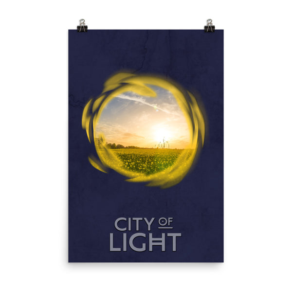 CITY OF LIGHT Poster – 12"x18" or 24"x36"!