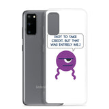 DROSS: "Not to take credit..." Samsung Case