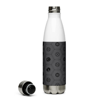 Cradle Icons (Slate) - Stainless Steel Water Bottle