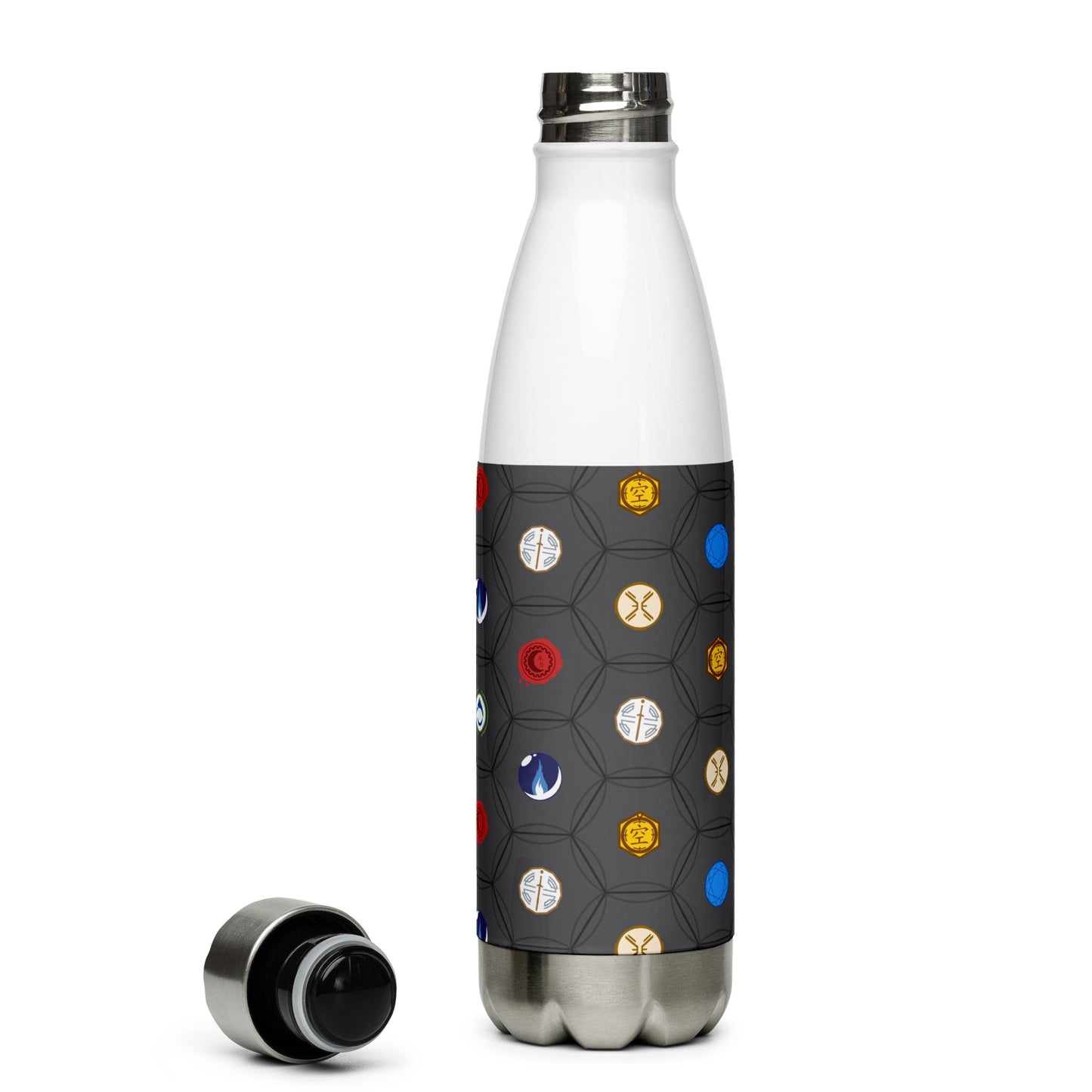 Cradle Icons (Colour & Slate) - Stainless Steel Water Bottle