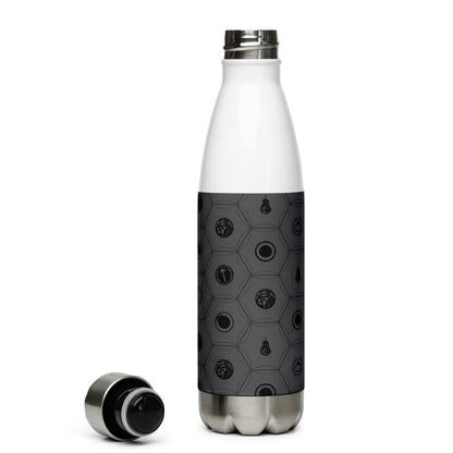 Cradle Icons (Slate) - Stainless Steel Water Bottle