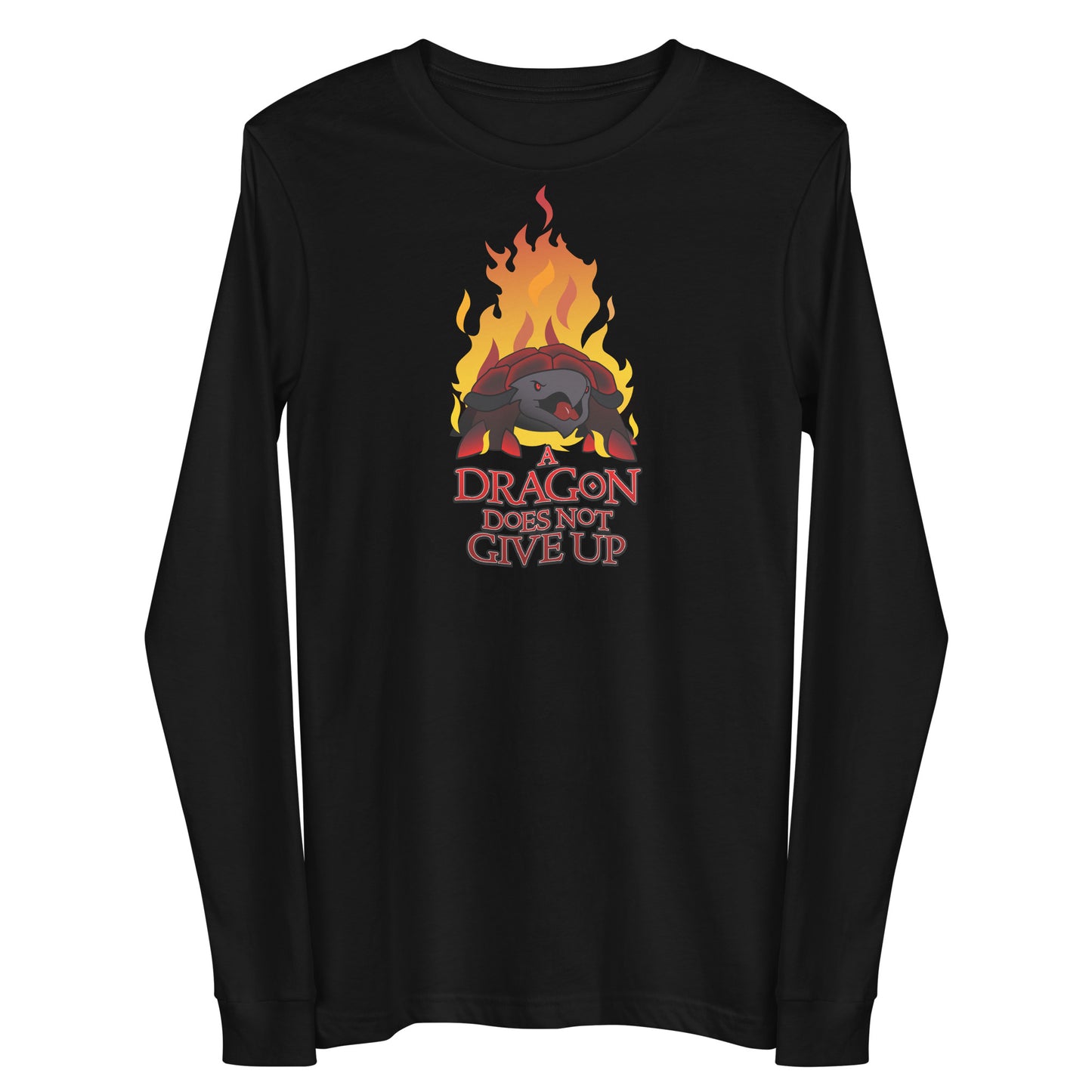 Orthos: A Dragon Does Not Give Up - Unisex Long Sleeve Tee