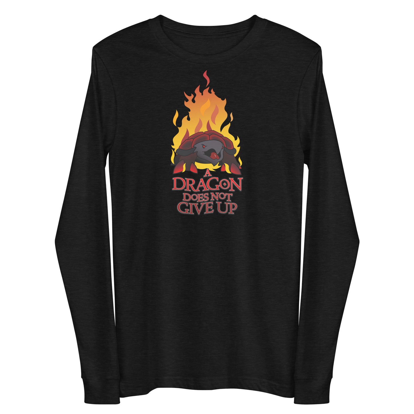 Orthos: A Dragon Does Not Give Up - Unisex Long Sleeve Tee