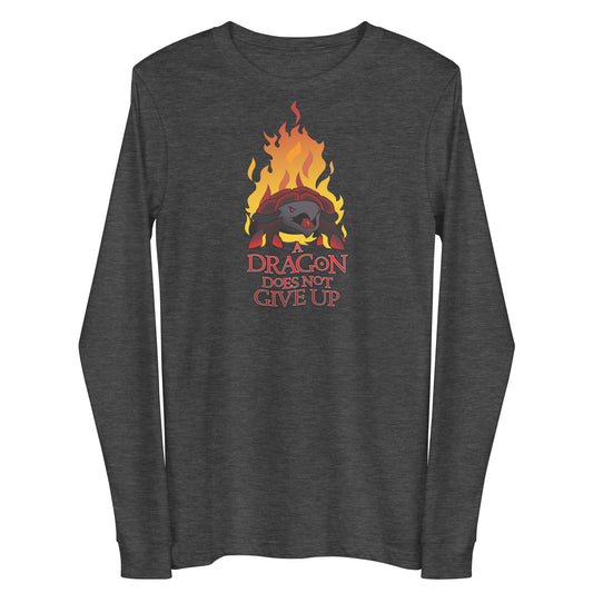 Orthos: A Dragon Does Not Give Up - Unisex Long Sleeve Tee