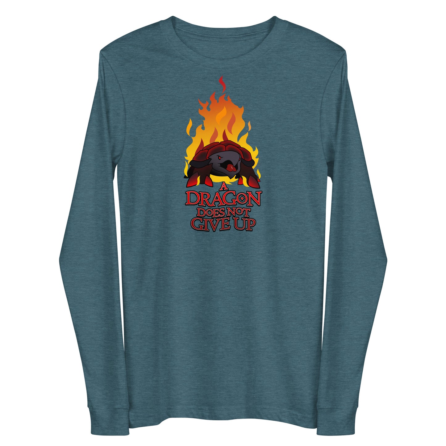 Orthos: A Dragon Does Not Give Up - Unisex Long Sleeve Tee