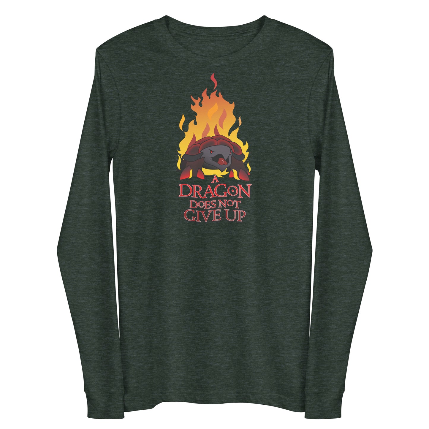 Orthos: A Dragon Does Not Give Up - Unisex Long Sleeve Tee