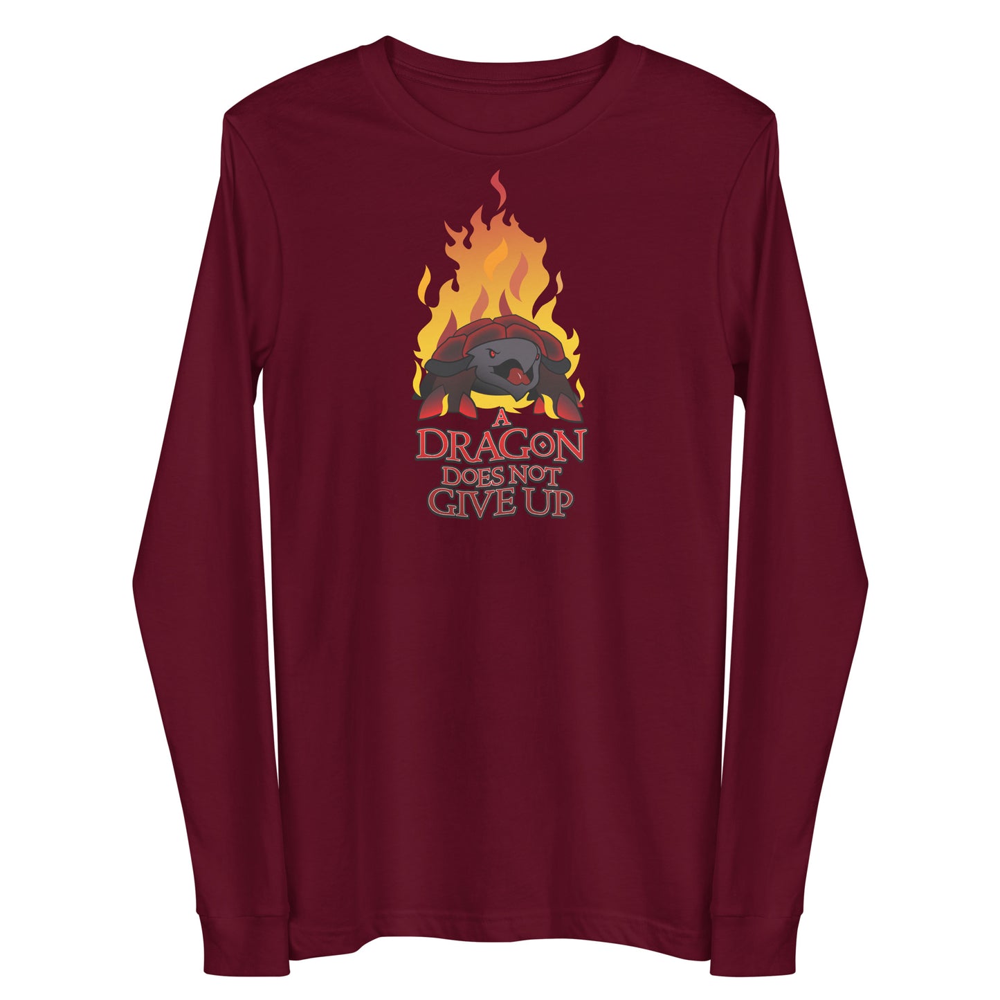 Orthos: A Dragon Does Not Give Up - Unisex Long Sleeve Tee