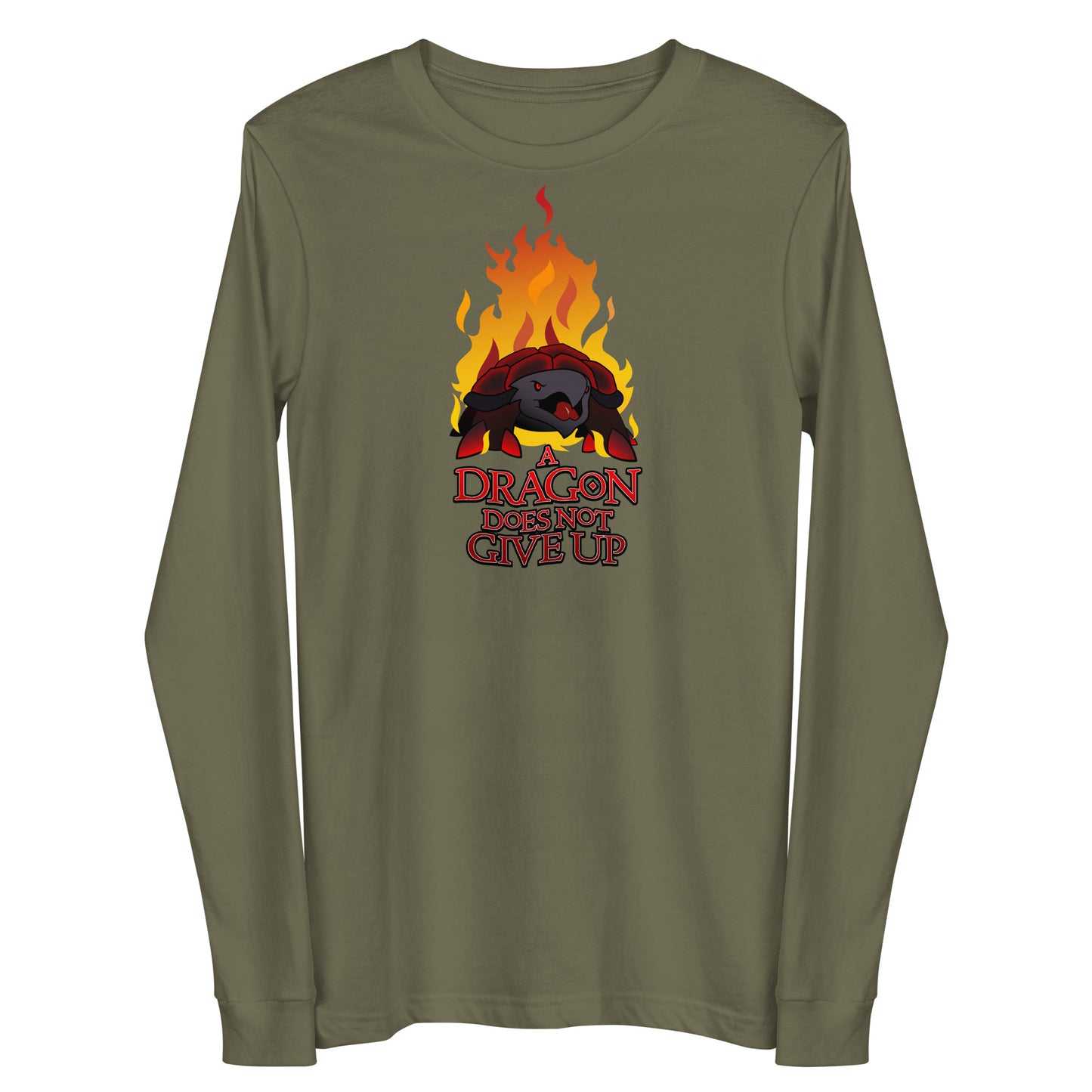 Orthos: A Dragon Does Not Give Up - Unisex Long Sleeve Tee