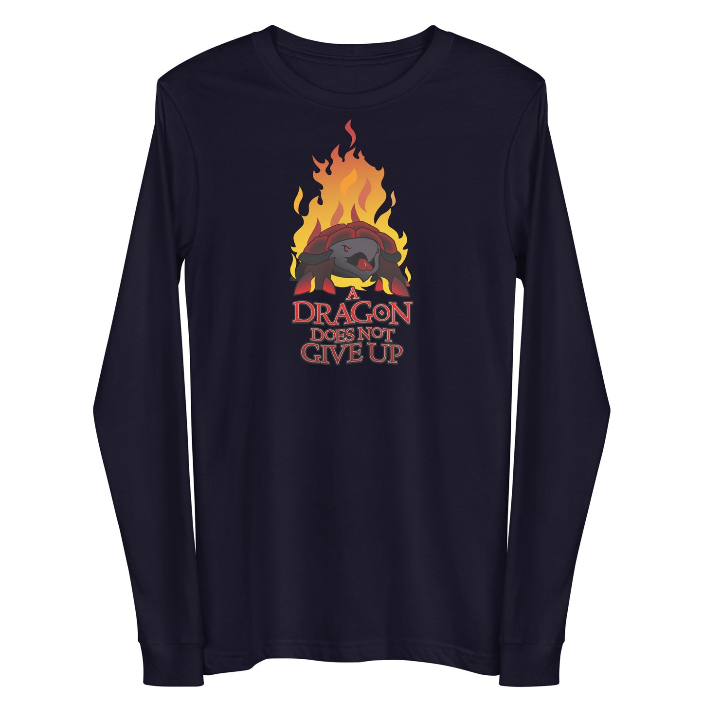 Orthos: A Dragon Does Not Give Up - Unisex Long Sleeve Tee