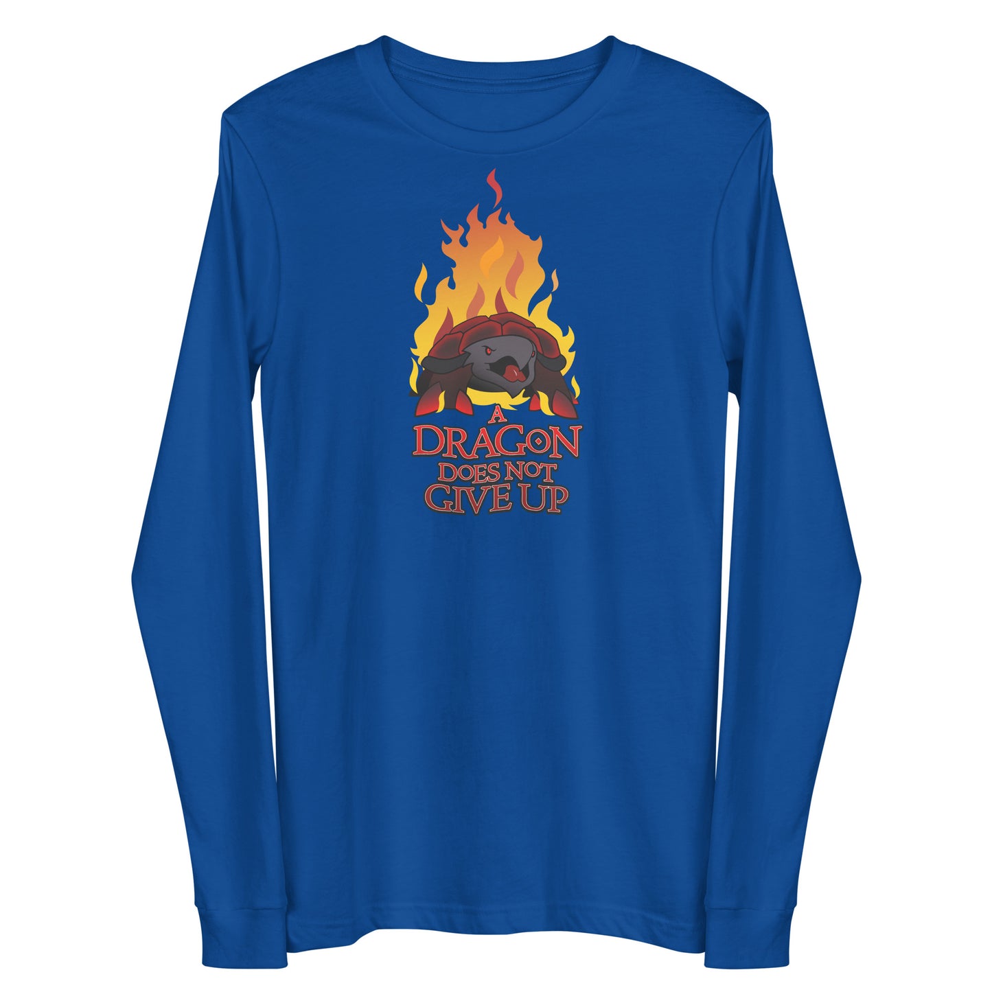 Orthos: A Dragon Does Not Give Up - Unisex Long Sleeve Tee