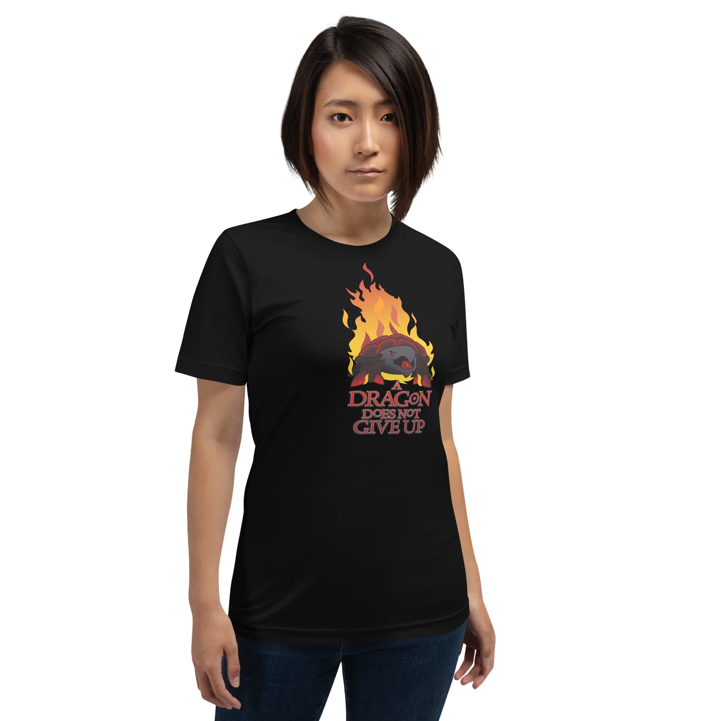 Orthos: A Dragon Does Not Give Up - Unisex T-shirt