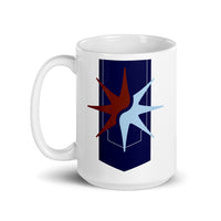 SECT OF TWIN STARS Dark Blue Banner glossy 15oz mug
