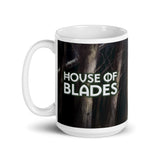 HOUSE OF BLADES White glossy mug