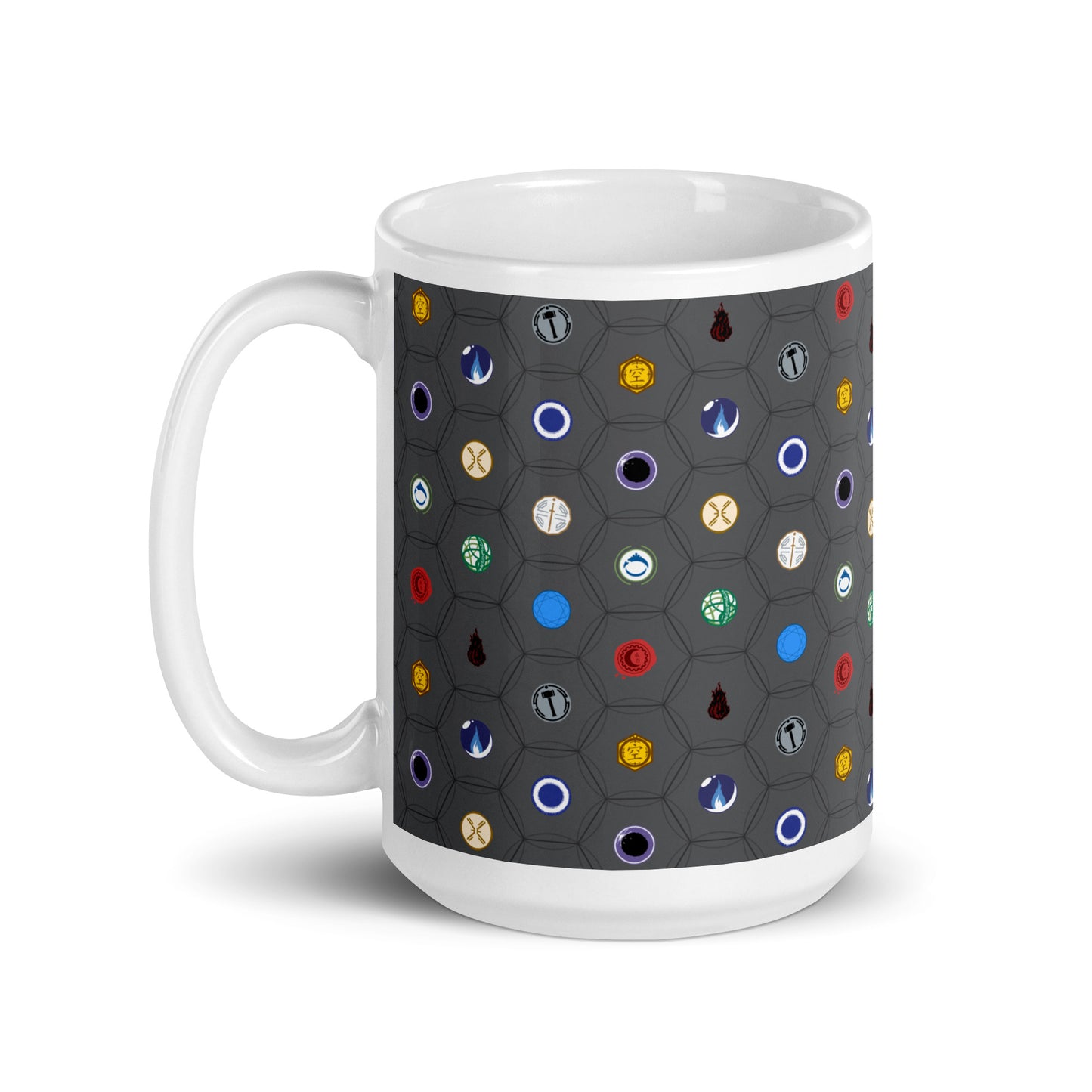 Cradle Icons (Grey) - 15oz Mug