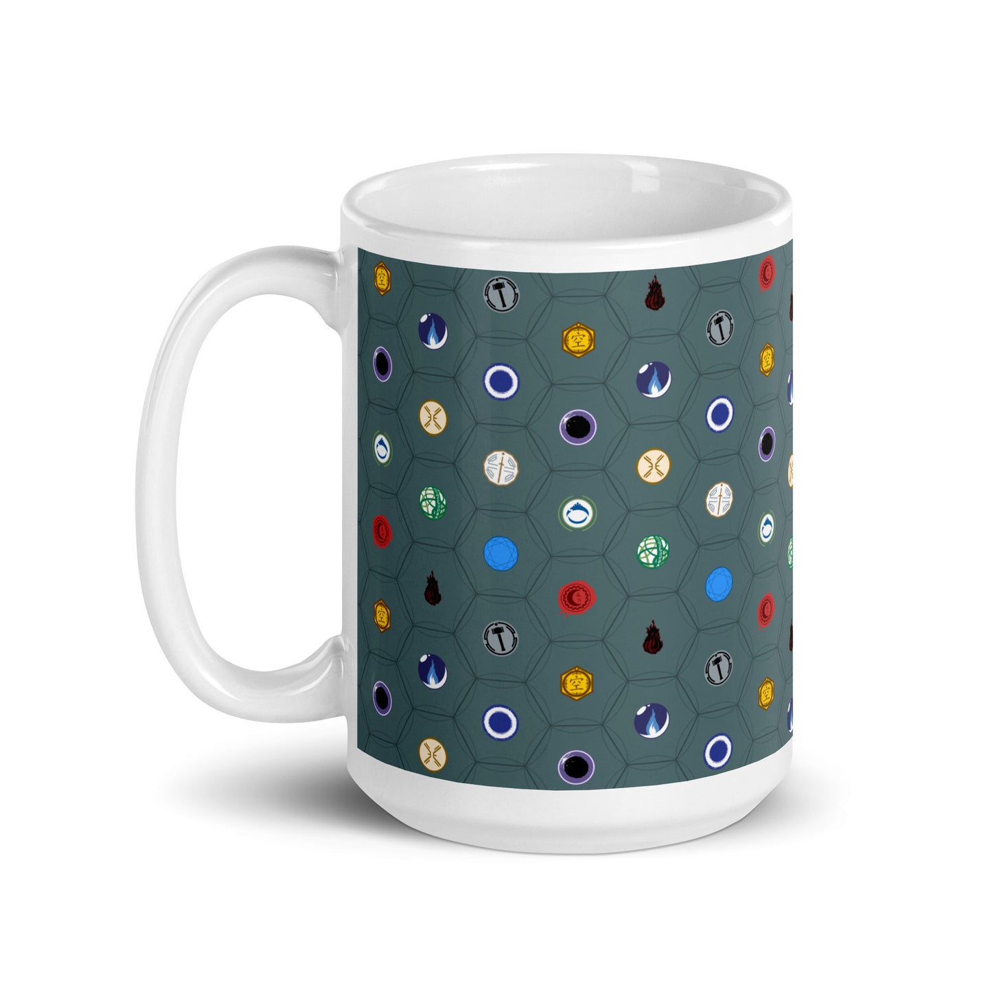 Cradle Icons (Green) - 15oz Mug