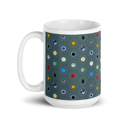 Cradle Icons (Green) - 15oz Mug