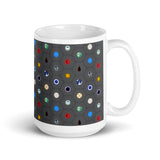 CRADLE Icons Pattern (grey) 15oz glossy mug
