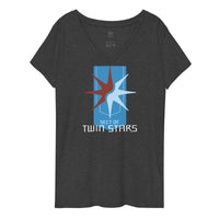 SECT OF TWIN STARS Women’s recycled v-neck t-shirt