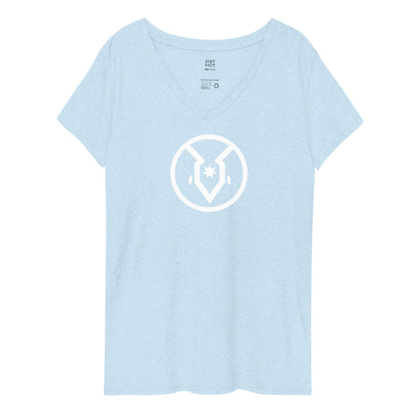 THE LAST HORIZON: Ship's Symbol Women’s recycled v-neck t-shirt